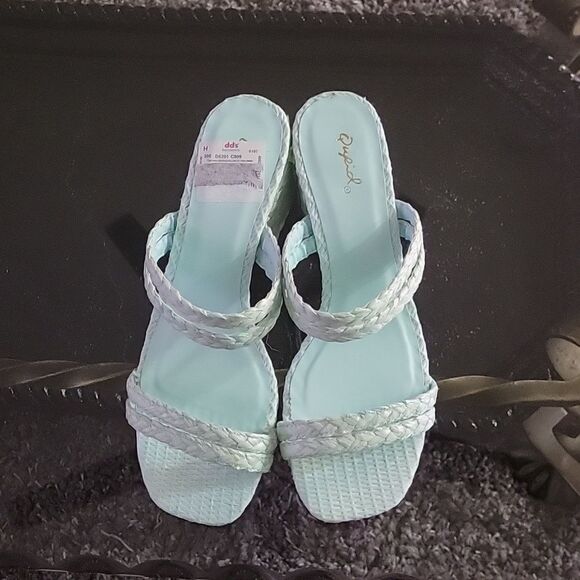 BRAND NEW RAFFIA STRAPPY WOMEN"S SANDAL - Picture 3 of 14